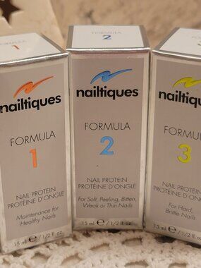 NAILTIQUES FORMULA 1  2 & 3 BRAND NEW IN BOX!
